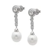 Pendientes Edén Diamantes G-VS Oro Blanco 18K