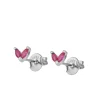 Pendientes Flea Fucsia Plata