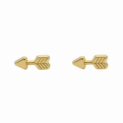 Pendientes Flecha Oro 18K