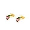 Pendientes Fresi Plata Dorada