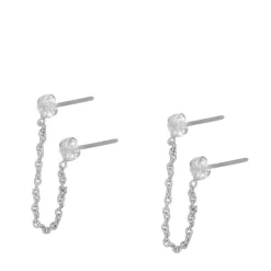 Pendientes Hera Chain Plata