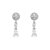 Pendientes Kaia Oro Blanco 18K