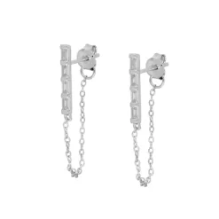 Pendientes Kira Chain Plata