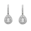 Pendientes Letha Oro Blanco 18K