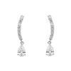 Pendientes Margot Oro Blanco 18K