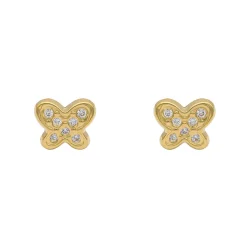 Pendientes Mariposa Oro 18K