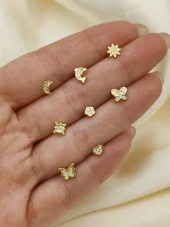 Pendientes Mariposa Oro 18K