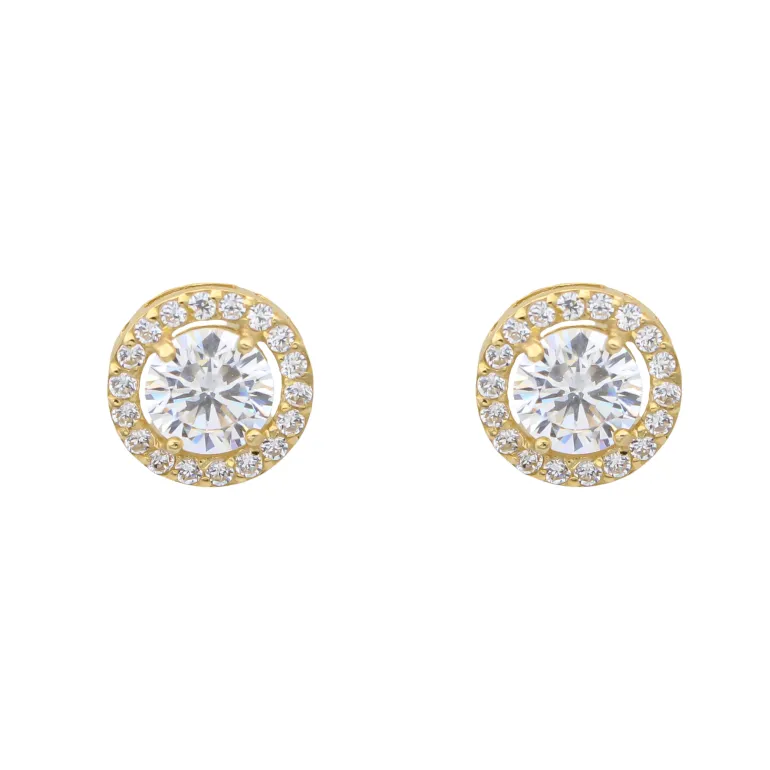 Pendientes Melissa 9mm Oro 18K