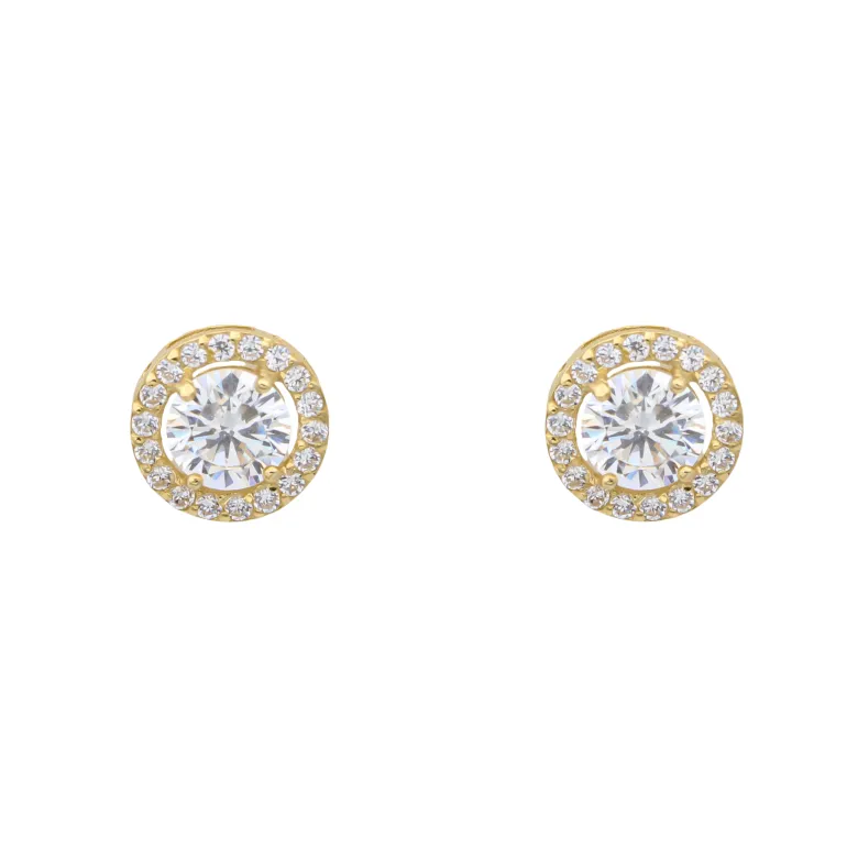 Pendientes Melissa 8mm Oro 18K
