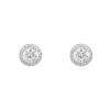 Pendientes Melissa 7mm Oro Blanco 18K
