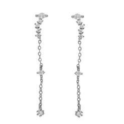 Pendientes Mina Chain Plata