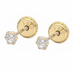 Pendientes Mini Claw Oro 18K
