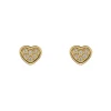 Pendientes Mini Heart Oro 18K