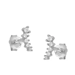 Pendientes Mini Tori Plata