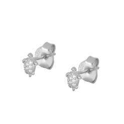 Pendientes Mini Tortuga Plata