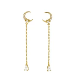 Pendientes Moonlight Plata Dorada