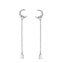 Pendientes Moonlight Plata