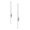 Pendientes Spike Chain Plata