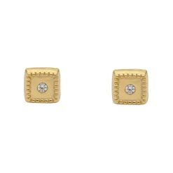Pendientes Square Oro 18K
