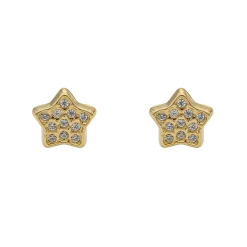 Pendientes Star Oro 18K