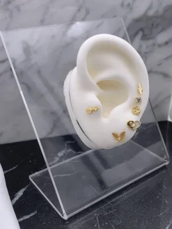 Pendientes Trébol Oro 18K