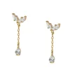 Pendientes Val Chain Plata Dorada