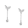 Pendientes Val Chain Plata