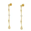 Pendientes Zenik Plata Dorada