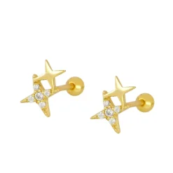 Piercing Astra Plata Dorada