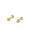 Piercing Bola Plata Dorada