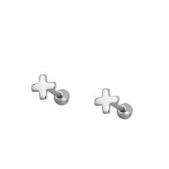 Piercing Cross Plata