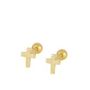 Piercing Cruz Plata Dorada