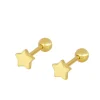 Piercing Estrella Plata Dorada