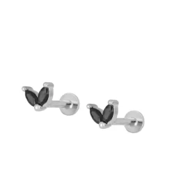 Piercing Flea Black Plata