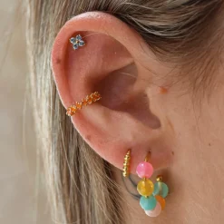 Piercing Glam Aqua Plata