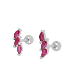 Piercing Karen Fucsia Plata