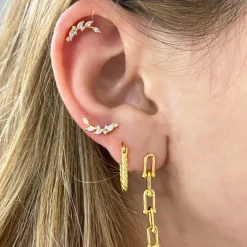 Piercing Laurel Plata