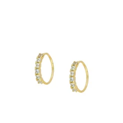 Piercing Lenis Aqua Plata Dorada