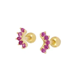 Piercing Lexi Fucsia Plata Dorada
