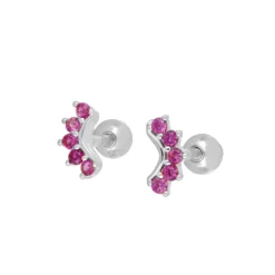 Piercing Lexi Fucsia Plata