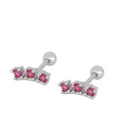 Piercing Lilet Fucsia Plata