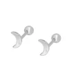 Piercing Luna Plata
