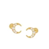 Piercing Lunar Plata Dorada