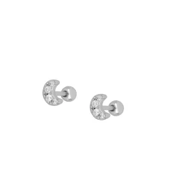 Piercing Lunita Plata