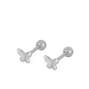 Piercing Mariposa Plata