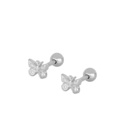 Piercing Mariposa Plata
