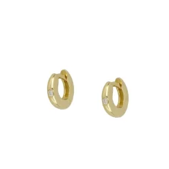 Piercing Mini Lena 8mm Plata Dorada