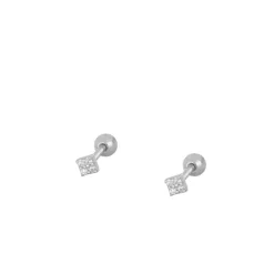 Piercing Mini Square Plata
