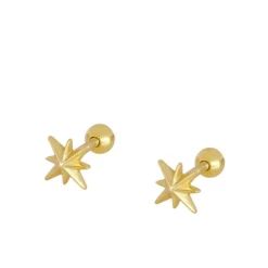 Piercing Snow Liso Plata Dorada