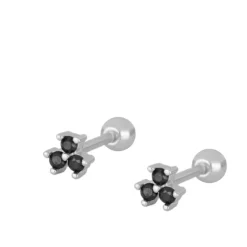 Piercing Vela Black Plata